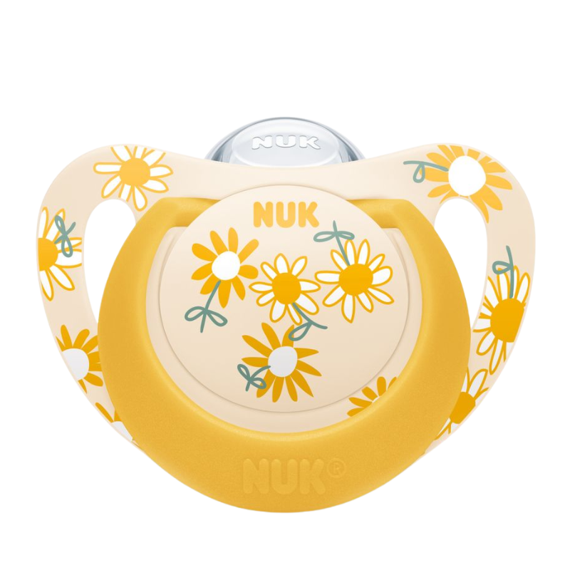 Nuk Fopspeen Star Silicone 18-36 Maanden – Diverse Print