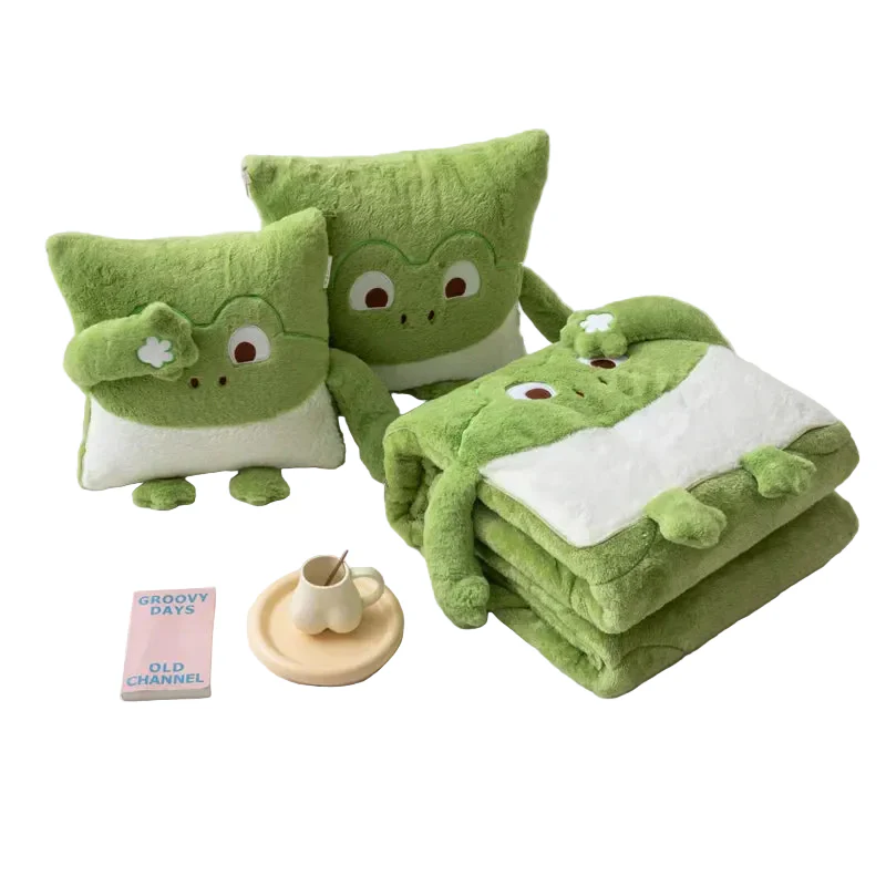 Kinderen's Gewatteerd Kussen Deken Mini Monster - Afbeelding 2