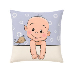 Sierkussen met Baby Print 40×40 cm – Per Stuk