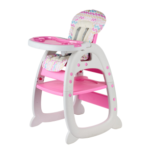 Verstelbare Kinderstoel met Eetblad Rose – 115×65×75 cm