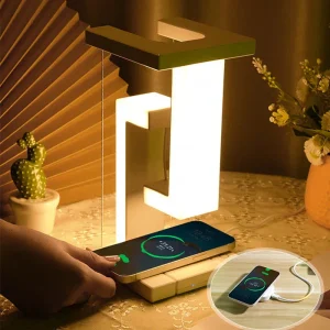 Moderne Bureaulamp met Draadloos Oplaadstation