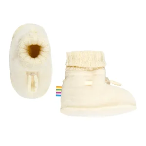 Joha Slofjes wolfleece naturel