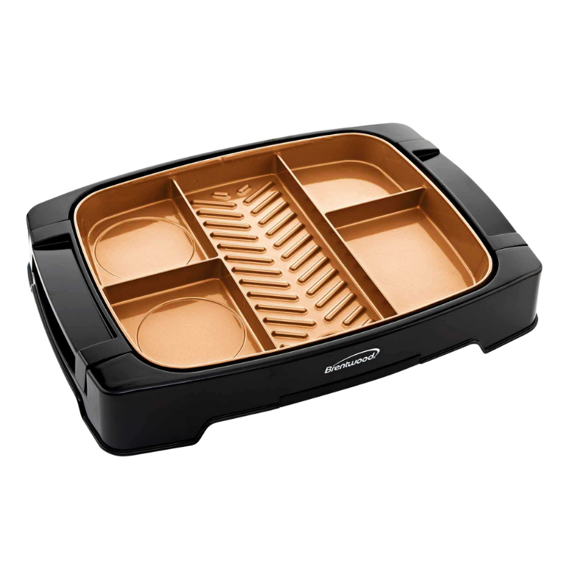 Brentwood Elektrische Multi-Portie Indoor Grill & Bakplaat