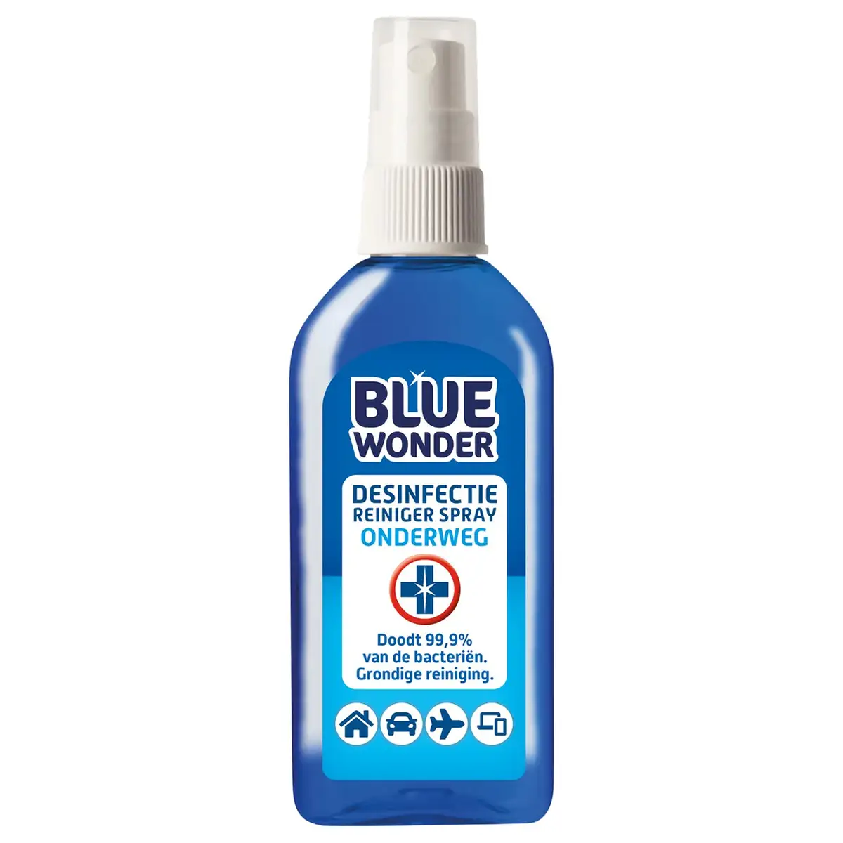 Blue Wonder Desinfectie Reiniger Onderweg Spray 100ml - Afbeelding 2