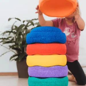 Stapelstein stapelstenen – Regenboog Classic – set 6 stuks