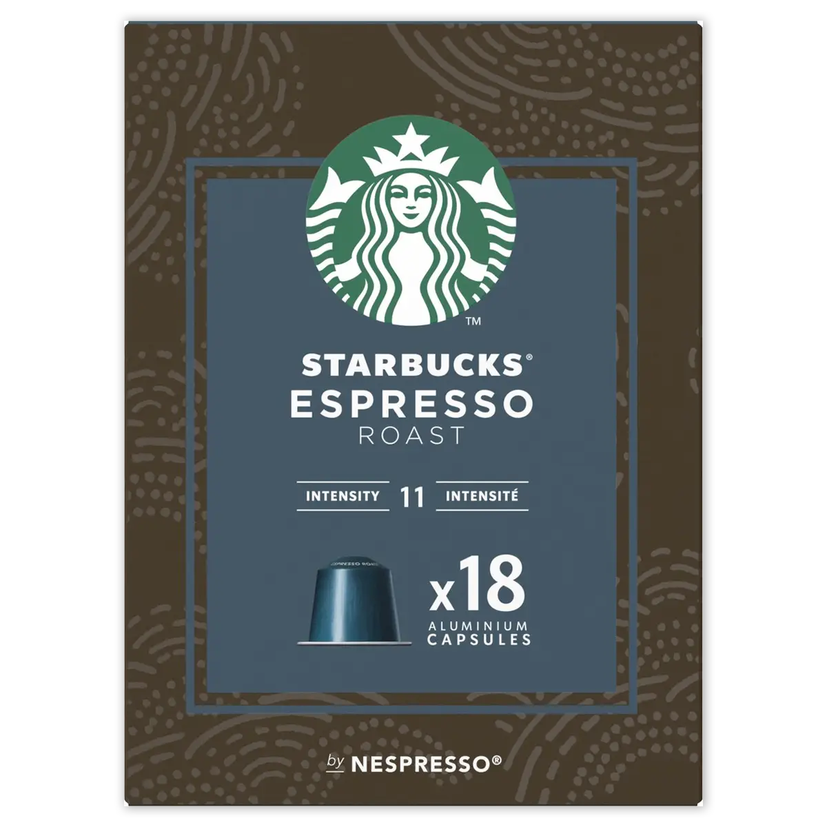 Starbucks by Nespresso capsules Espresso Roast koffiecups, 18 stuks